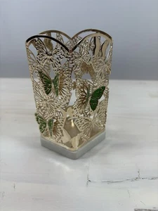 Bath & Body Works 3D Gold Green Butterfly Foaming Hand Wash Soap Holder Sleeve - Picture 1 of 3