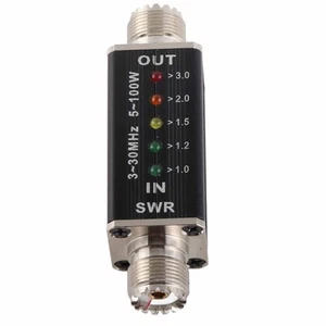 5 - 100W Standing Wave Meter Mini krótkofalowy wyświetlacz LED SWR SWR Meter do Ante UB - Zdjęcie 1 z 22