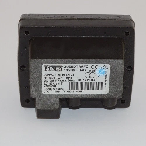Zündtrafo F.i.d.a für Viessmann Unit Öl-Blaubrenner 15-27 KW Typ: 10/ 20 CM 33 - Bild 1 von 1