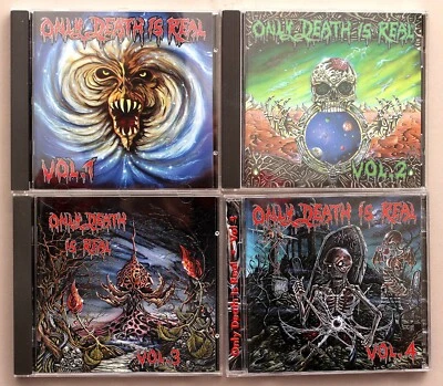 Konvolut 4 CDs Only Death Is Real Vol. 1-Vol. 4-CD Compilation 69 Tracks #3500 - Bild 1 von 4