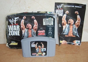 VINTAGE WWF War Zone for Nintendo 64 N64 boxed - Picture 1 of 2