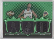 2007-08 Topps Triple Threads Triple Relic Emerald /6 Baron Davis #TTR-45