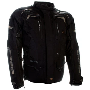 Richa Infinity 2 3 Layer Waterproof Textile Motorcycle Jacket - Black - Picture 1 of 2