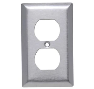 Legrand Pass & Seymour SL8CC20 Stainless Steel Wall Plate Outlet Duplex - Picture 1 of 1