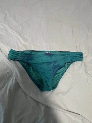 COCO RAVE swimsuit bikini bottom size Xl Teal Blue Acid Wash 350 - Image 1 of 3
