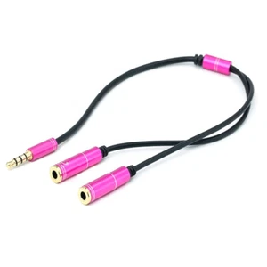 3.5mm Audio Splitter Cable For Computer Laptop Jack 3.5 Mm 1 Male To 2 Femal _yi - Afbeelding 1 van 16