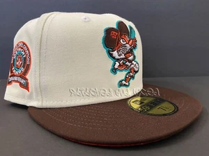EXCLUSIVE FITTED DETROIT TIGERS COKED OFF WHITE BROWN ORANGE 1968 WS PATCH 7 3/8 - Picture 1 of 10