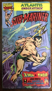 SUB-MARINER ATLANTIS UNDER ATTACK VHS 1991 MARVEL BFV Open Viewed Once - Picture 1 of 7