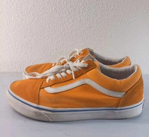 Vans Off The Wall Mens 10 Women’s 11.5 Mustard Yellow Low Top Sneakers Skate - Picture 1 of 9