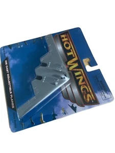 Hot Wings B-2 Spirit Stealth Bomber Druckguss Druckguss Flugzeug Neu Silber - Bild 1 von 3