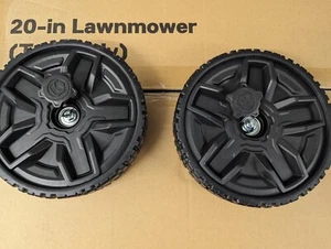 Kobalt KPM-1040B-03  KPM1040A-03 40V mower parts: PAIR OF REAR WHEELS - Picture 1 of 2