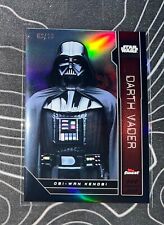 2023 Topps Finest  Star Wars DARTH VADER Black Refractor 8/10