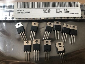 IRF830 / IRF830APBF  N-Channel  MOSFET,  5 A,  500 V  10 PIECES per order  HU301 - Picture 1 of 2