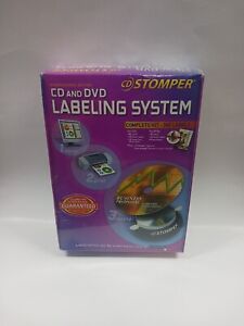 STOMPER Professional Edition System etykietowania CD/DVD Kompletny zestaw 380 ETYKIET NOWY