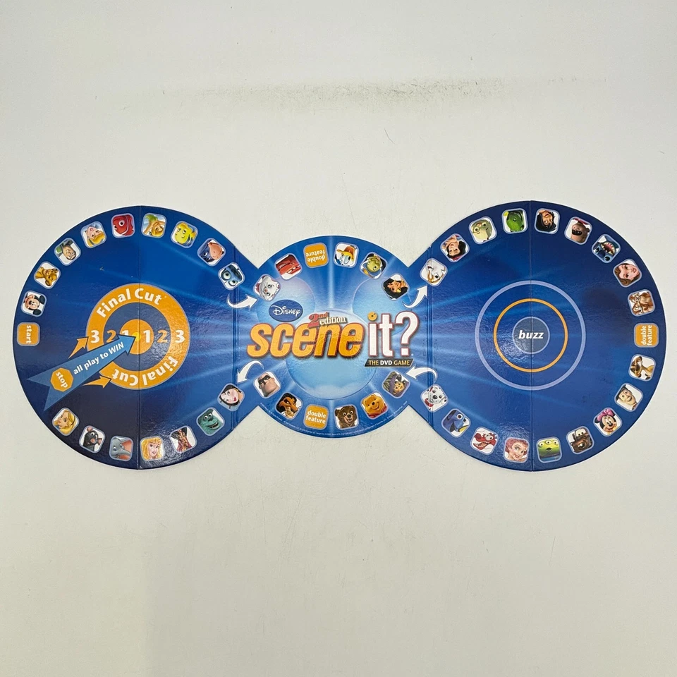 Scene It Disney 2nd Edition Game Board 2007 Replacement Pieces Parts - Image 1 of 1