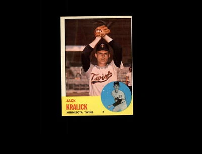 1963 Topps 448 Jack Kralick EX #D1,331469 - Image 1 of 2