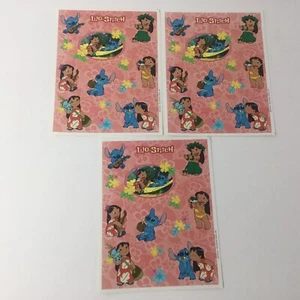 Pegatinas Hallmark Disney Lilo & Stitch nuevas fuera de paquete 3 hojas Hula coloridas - Imagen 1 de 4