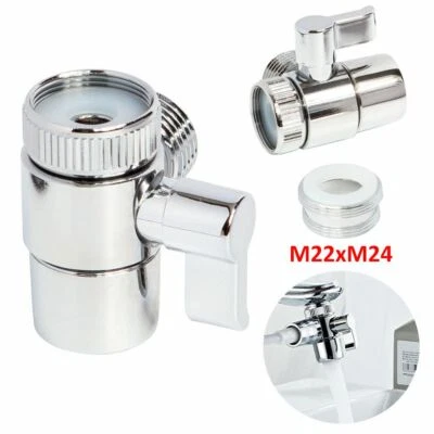 US Sink Faucet Diverter Valve/adapter To Bidet Shower Hose Water Tap Connector