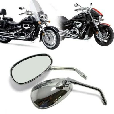 Espejos retrovisores laterales cromados para motocicleta 2004 2005 2006 2007 Honda VTX1300C Foto 1 de 4