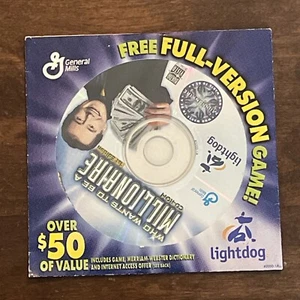 Who Wants to Be a Millionaire CD-ROM 1st Edition General Mills Cereal Promotion - Picture 1 of 2