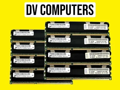 64GB (8x8GB)  Micron MT36JSZF1G72PDZ-1G1D1DD 4Rx8 PC3-8500R DDR3 Server Ram - Image 1 of 2