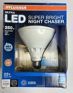 Sylvania LED Super Bright Night Chaser PAR38 250w Light Bulb Brand New in Box - Picture 1 of 7