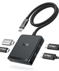 Usb C Hub 4 Ports Usb C Splitter 10gbps Usb C To Usb C Multiport Adapter Usb C E - Picture 1 of 7