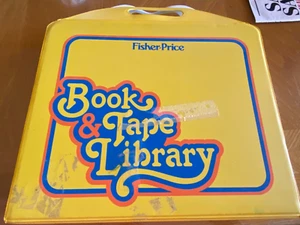 Vintage Fisher Price Book & Tape Library 6 Cassettes And 8 Books - Picture 1 of 14