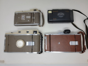 Vintage Polaroid Cameras Lot of 4 Captiva SLR Model 80 Land Camera 800 95 ASIS