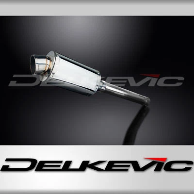 Silenciador de escape ovalado de acero inoxidable Yamaha YZF750R 9" 94 95 96 97 98 Foto 1 de 4