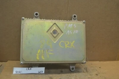 1989 Honda Civic Engine Control Unit ECU 37820PM5A570 Module 607-20A1 - Image 1 of 4