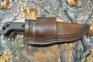 Custom Handmade Crossdraw Sheath for KA-BAR Becker BK10- (Sheath Only) - Picture 1 of 4