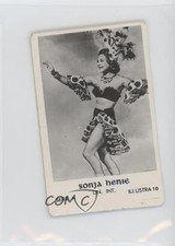 1950 Dutch Gum Serie A Illustra Black & White Sonja Henie #ILLUSTRA16 0i4g