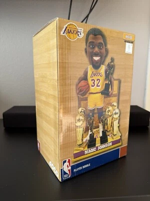 FOCO Player Bobble Head Magic Johnson-New Unopened-Lakers 10''x7'' Box - Image 1 of 4