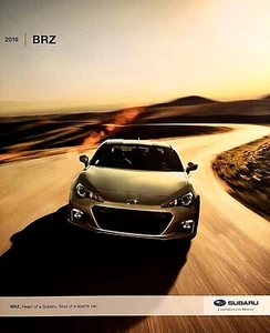 2016 SUBARU BRZ COUPE—18 PAGE U.S. SALES BROCHURE—PREMIUM LIMITED—NEW NOS - Picture 1 of 1
