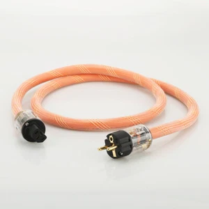 K800 Pure Copper Schuko Power Cable Audio Grade HIFI Mains Cord - Picture 1 of 7