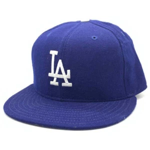 Berretto baseball lana Los Angeles Dodgers 59FIFTY PRO MODEL anni 90 New Era Royal usato - Foto 1 di 7