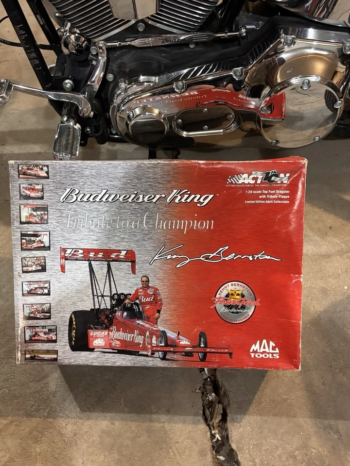 Artículo de coleccionistas adultos, Kenny, Bernstein, Dragster, con estante y fotografías. � Foto 1 de 4