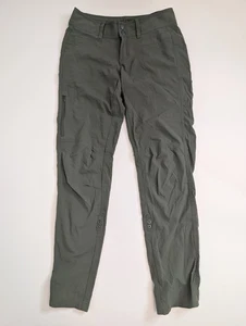 prAna Hose Damen Gr. 0 grün Halle Mid Rise Bootcut leicht UPF 50+ Outdoor - Bild 1 von 14