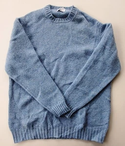 Maglione William Lockie Ben argento Charleston lana di agnello made in Scotland taglia L - Foto 1 di 4