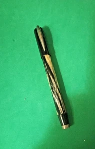 Vintage Visconti Rinascimento Sterling & Celluloid Diamond End Cap, Rollerball - Picture 1 of 7