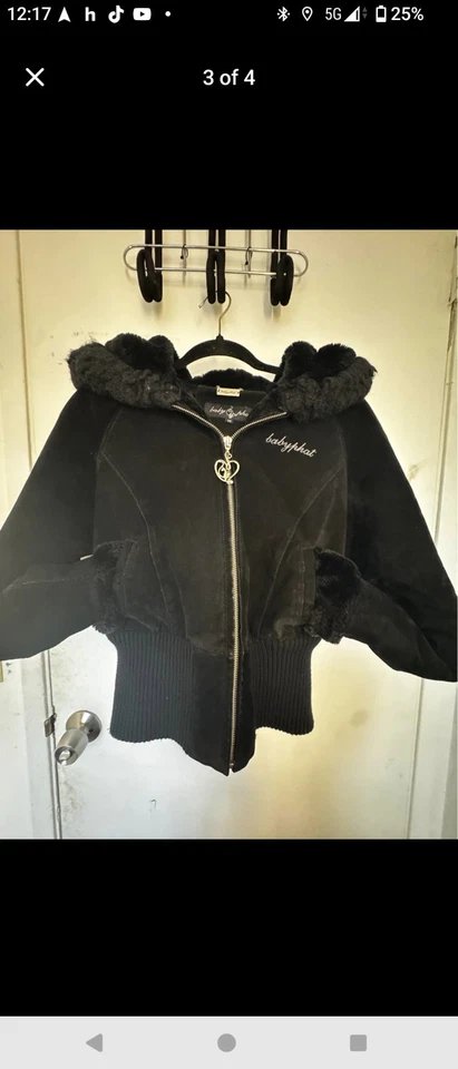 Jaqueta de camurça Baby phat (Querendo COMÉRCIO)  - Imagem 1 de 3