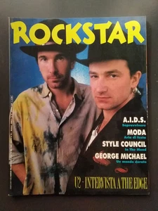 ROCKSTAR 97/1988 U2 GEORGE MICHAEL PIERO PELU' LITFIBA STYLE COUNCIL BATTIATO - Picture 1 of 1
