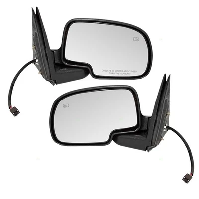Fits 1999-2002 Silverado 1500 Power Mirror Heated Manual Fold Set 2002 Escalade - Изображение 1 из 4