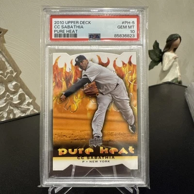 2010 ВЕРХНЯЯ ПАЛУБА ЧИСТОГО ТЕПЛА #PH-5 CC SABATHIA YANKEES HOF PSA 10 - Изображение 1 из 2
