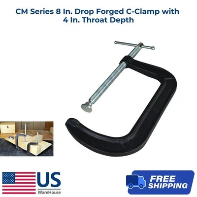 Serie CM 8 pulgadas Abrazadera en C forjada con 4 pulgadas Profundidad de garganta Foto 1 de 4