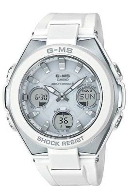 Reloj solar para mujer CASIO BABY-G G-MS MSG-W100-7AJF radio blanca sin usar ... - Imagen 1 de 4