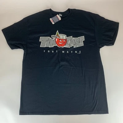 Camisa Fort Wayne TinCaps MiLB Negra Manga Corta Cuello Redondo Para Hombres XL Nueva Foto 1 de 4