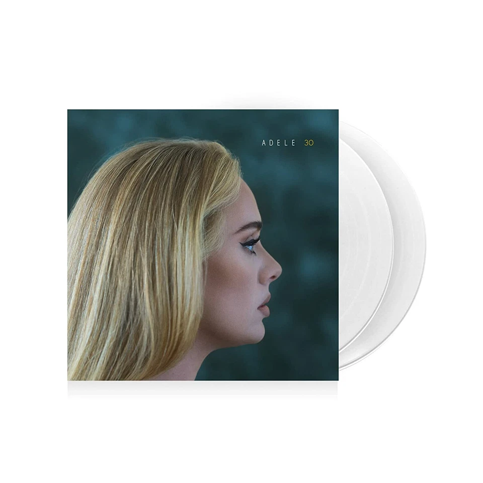 Adele 30 (2-LP) ~ Exclusive 180g Colored Vinyl (White) ~ New/Sealed!!! - Image 1 of 1