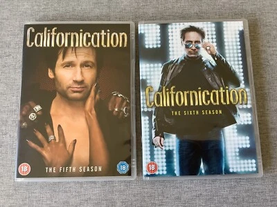 Californication David Duchovny Series 5 and 6 UK Dvd In Very Good Condition  - Image 1 of 3